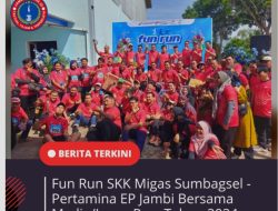 Fun Run SKK Migas Sumbagsel – Pertamina EP Jambi Bersama Media/Insan Pers Tahun 2024