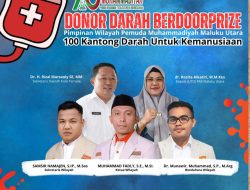 Gandeng PMI Malut, Pemuda Muhammadiyah Gelar Donor Darah