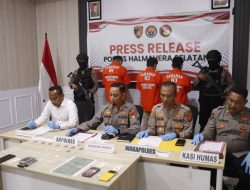 Kedapatan Bawa Sabu dan Ganja, Polres Halsel Amankan Tiga Pelaku Pengedar