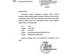 Struktur Tim Pemekaran DOB Galda Di soal